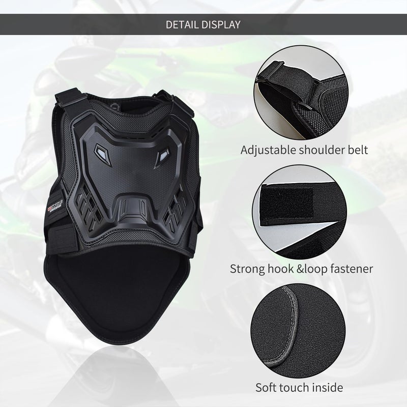 CHCYCLE Motorcycle Armor Vest Dirt Bike Chest Protector Motocross for Adult , Mountain Bike Off-Road Racing MTB Riding Protective Gear - Image 4